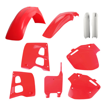 Polisport MX Plastic Kit for Honda CR 125R (1991-1992) Dirt Bike, OEM, Red/White