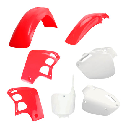Polisport MX Plastic Kit for Honda CR 500 (1995-2000) Dirt Bike, OEM, Red/White