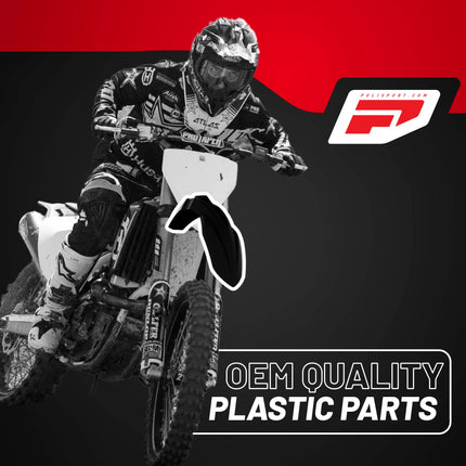 Polisport Motocross (MX) Replica Plastic Kit for Kawasaki KX 450 (2024-25) Dirt Bike – OEM Quality, Durable, Flexible & Perfect Fit – Black