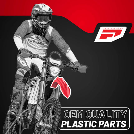 Polisport Motocross (MX) Replica Plastic Kit for Beta RR 2T/4T (2023-24) Dirt Bike – OEM Quality, Durable, Flexible & Perfect Fit – Red