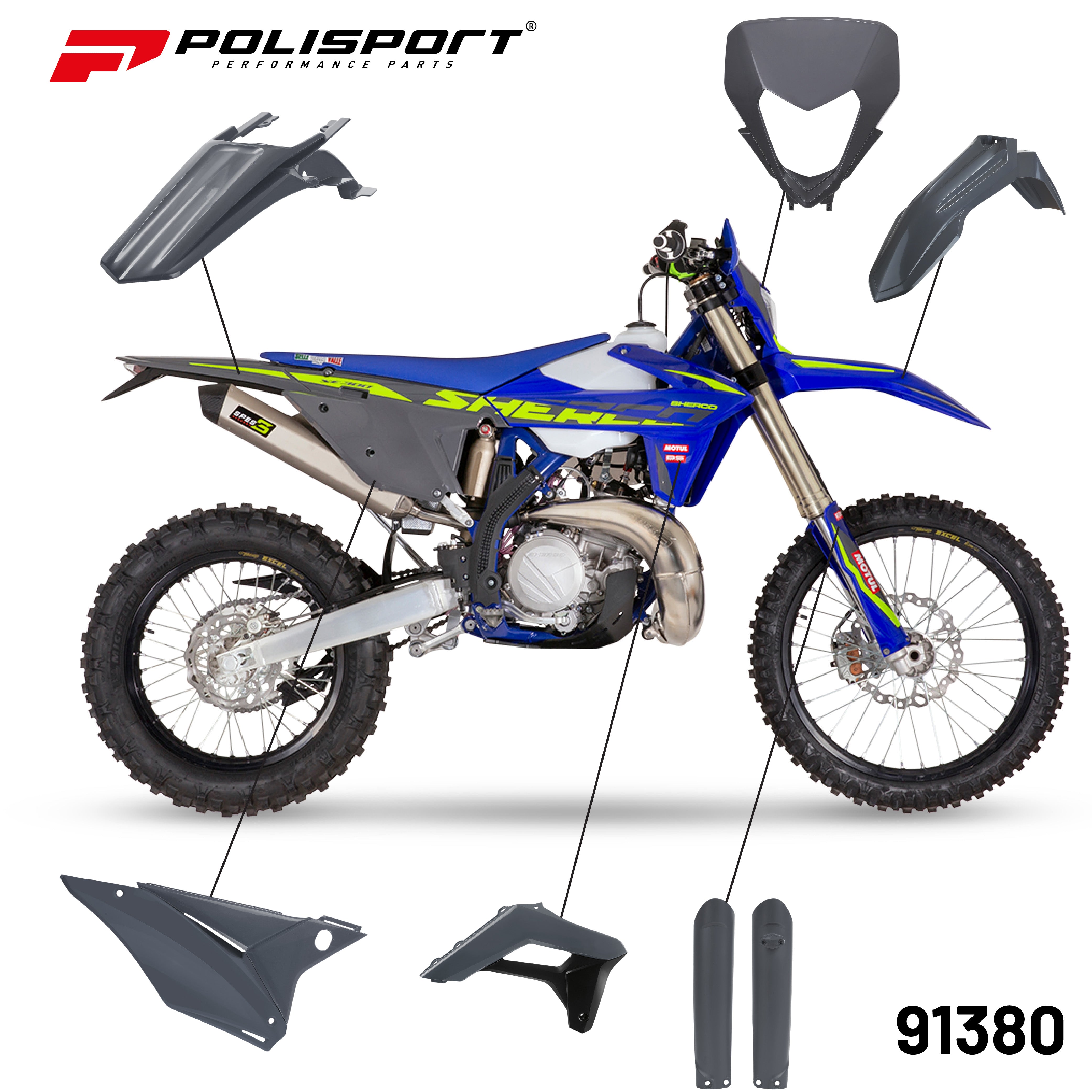 Polisport Full Kit for SE-R / SEF-R  24 OEM color