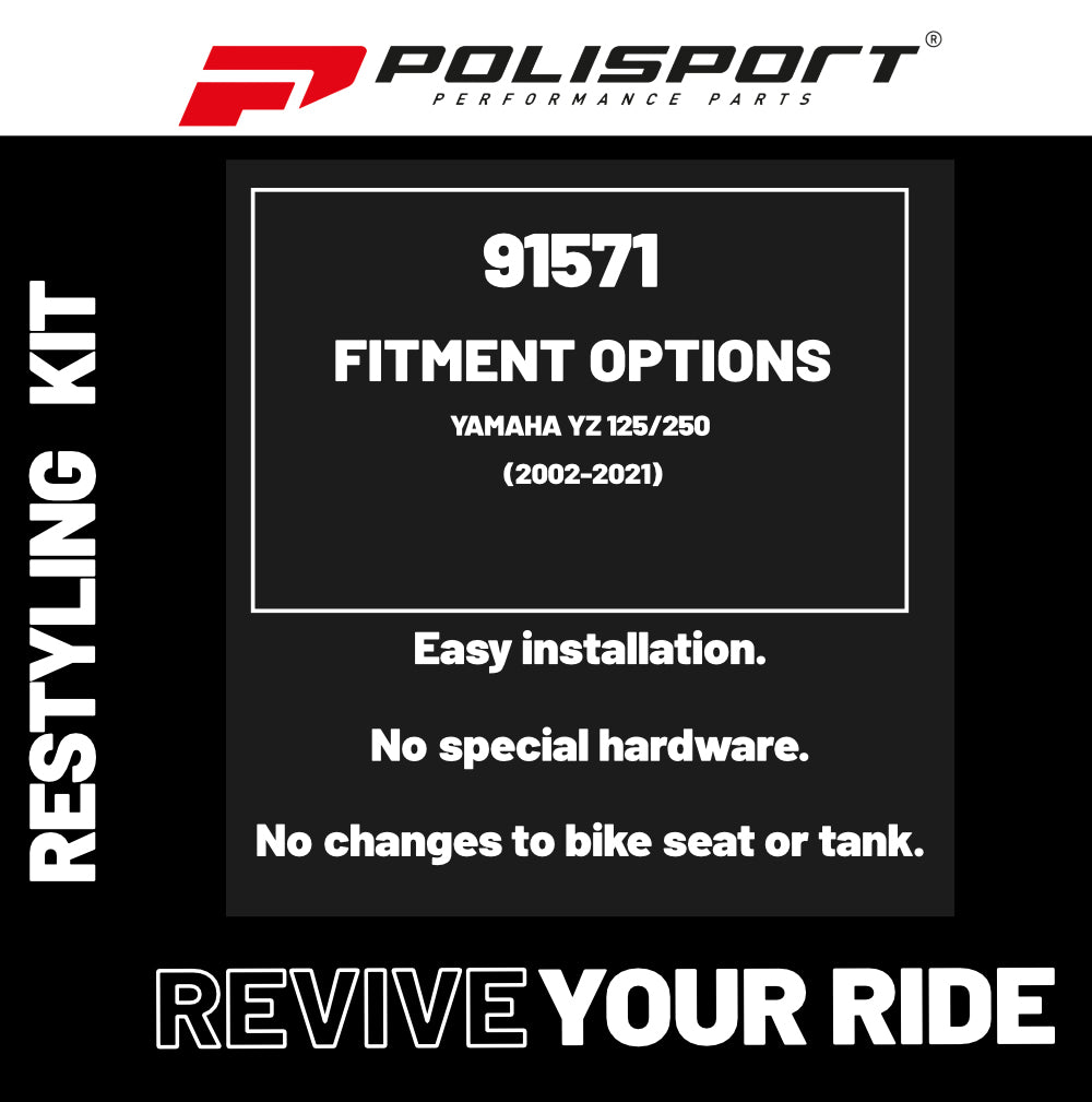 Polisport Motocross (MX) Restyling Kit for Yamaha YZ 125/250 (2002-2021) Dirt Bike