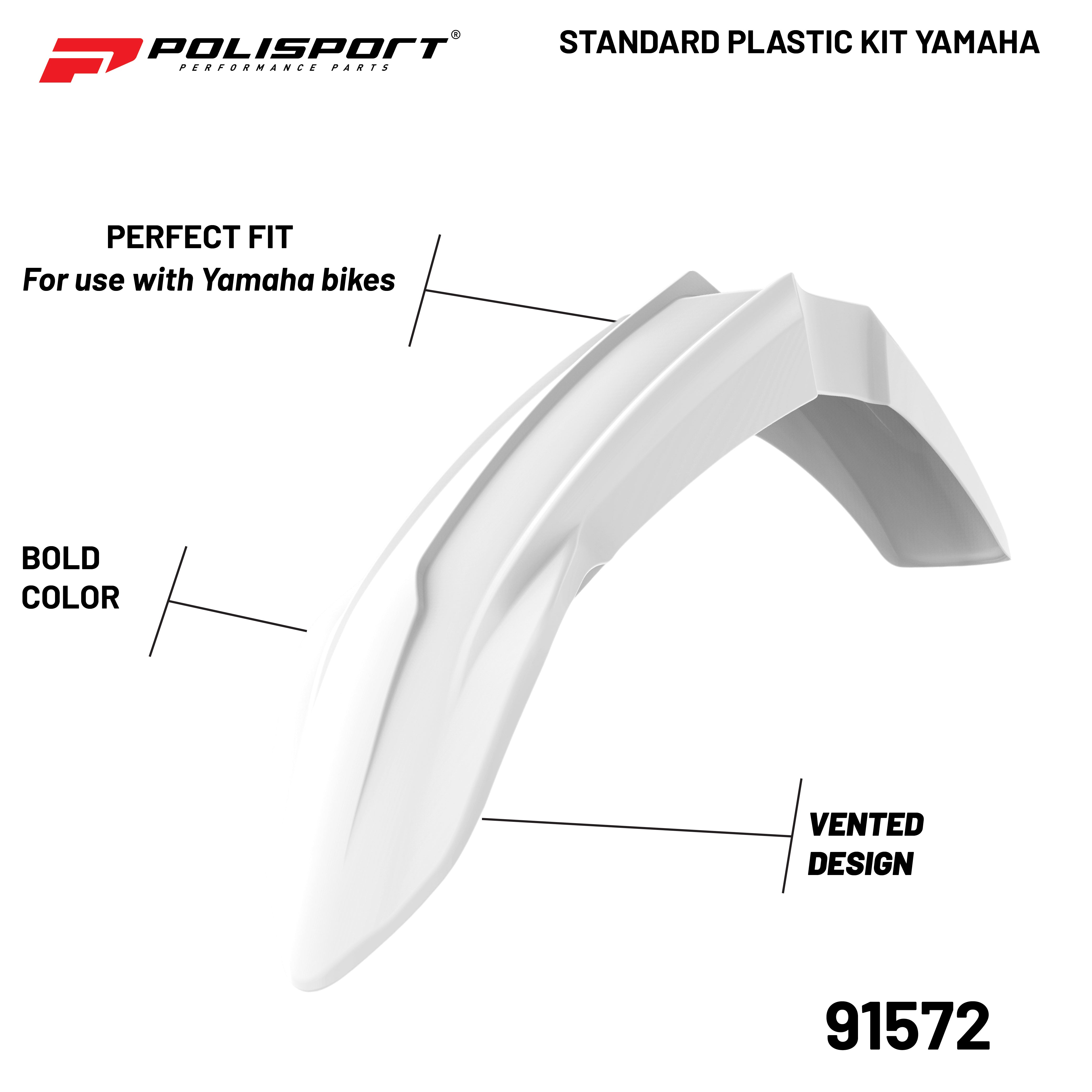 Polisport Yamaha MX Restyling KIT YZ125/250 (2002>2021) 22'Style