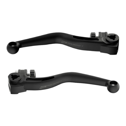 Polisport APT Unbreakable Brake/Clutch Levers Kit - Fits KTM, Husqvarna, GasGas, Sherco, Triumph MX/Enduro motorcycles (2014-2026) - Durable Composite, OEM Shape, Easy Install - Black