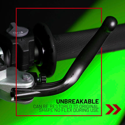 Polisport APT Unbreakable Brake/Clutch Levers Kit - Fits KTM, Husqvarna, GasGas, Sherco, Triumph MX/Enduro motorcycles (2014-2026) - Durable Composite, OEM Shape, Easy Install - Black