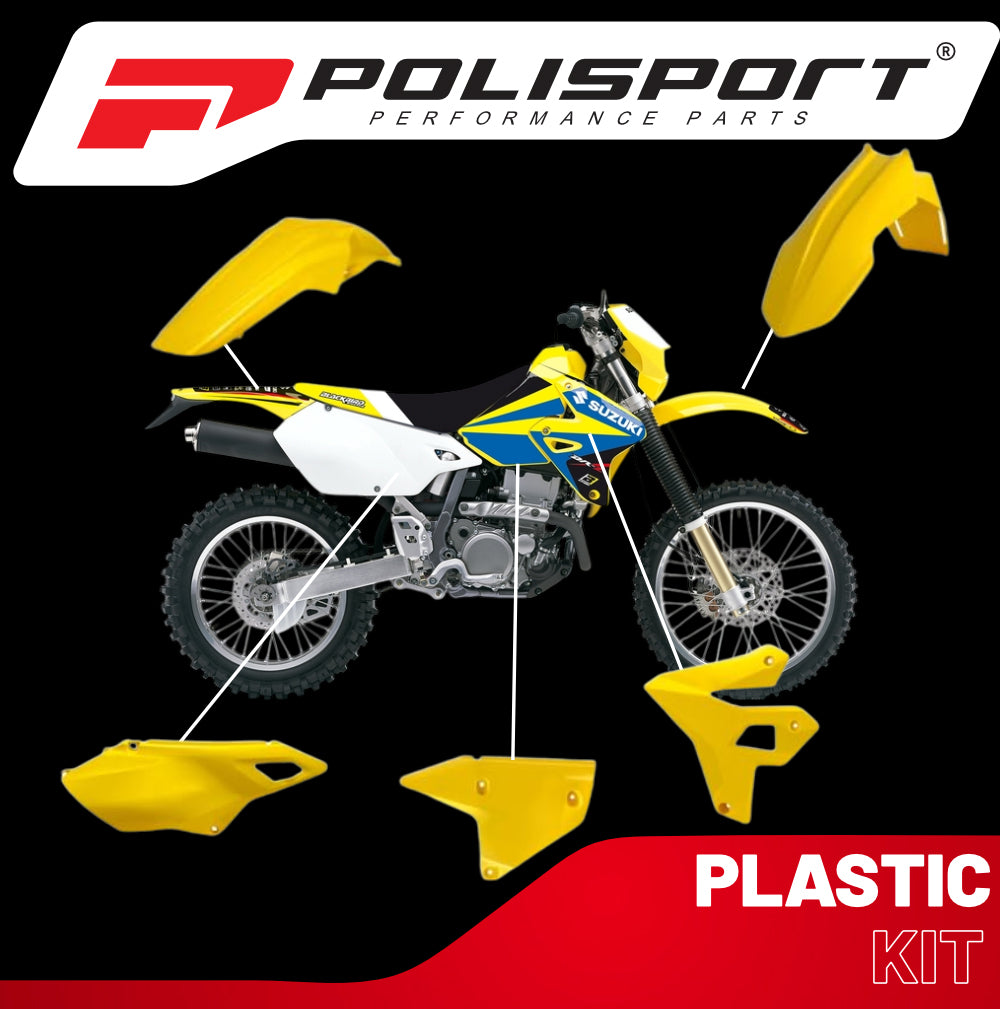 Polisport Motocross (MX) Restyling Kit for Suzuki DR-Z400 (2000-24) Dirt Bike