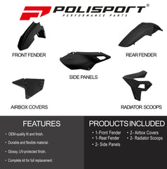 Polisport Motocross (MX) Restyling Kit for Suzuki DR-Z400 (2000-24) Dirt Bike