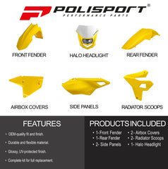 Polisport Motocross (MX) Restyling Kit for Suzuki DR-Z400 (2000-24) Dirt Bike