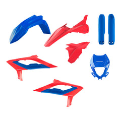 Polisport Motocross (MX) Replica Plastic Kit for Beta RR 2T/4T Racing (2023-24) Dirt Bike – OEM Quality, Durable, Flexible & Perfect Fit – Red/Blue