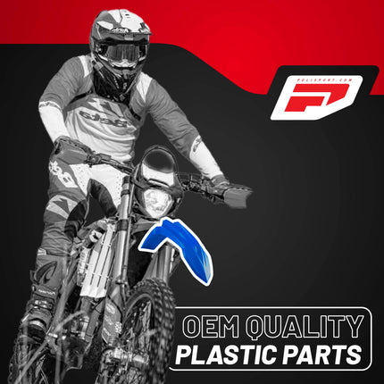 Polisport Motocross (MX) Replica Plastic Kit for Beta RR 2T/4T Racing (2023-24) Dirt Bike – OEM Quality, Durable, Flexible & Perfect Fit – Red/Blue
