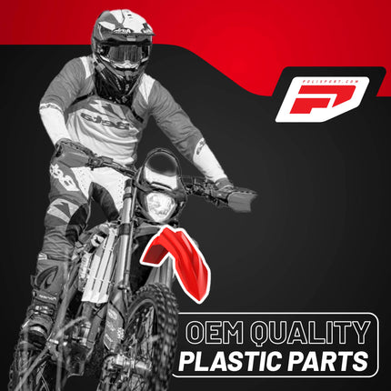 Polisport Motocross (MX) Replica Plastic Kit for Beta RR X-Pro (2025-26) Dirt Bike – OEM Quality, Durable, Flexible & Perfect Fit – Red