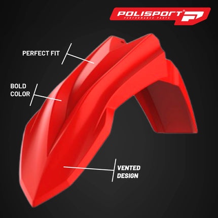 Polisport Motocross (MX) Replica Plastic Kit for Beta RR X-Pro (2025-26) Dirt Bike – OEM Quality, Durable, Flexible & Perfect Fit – Red