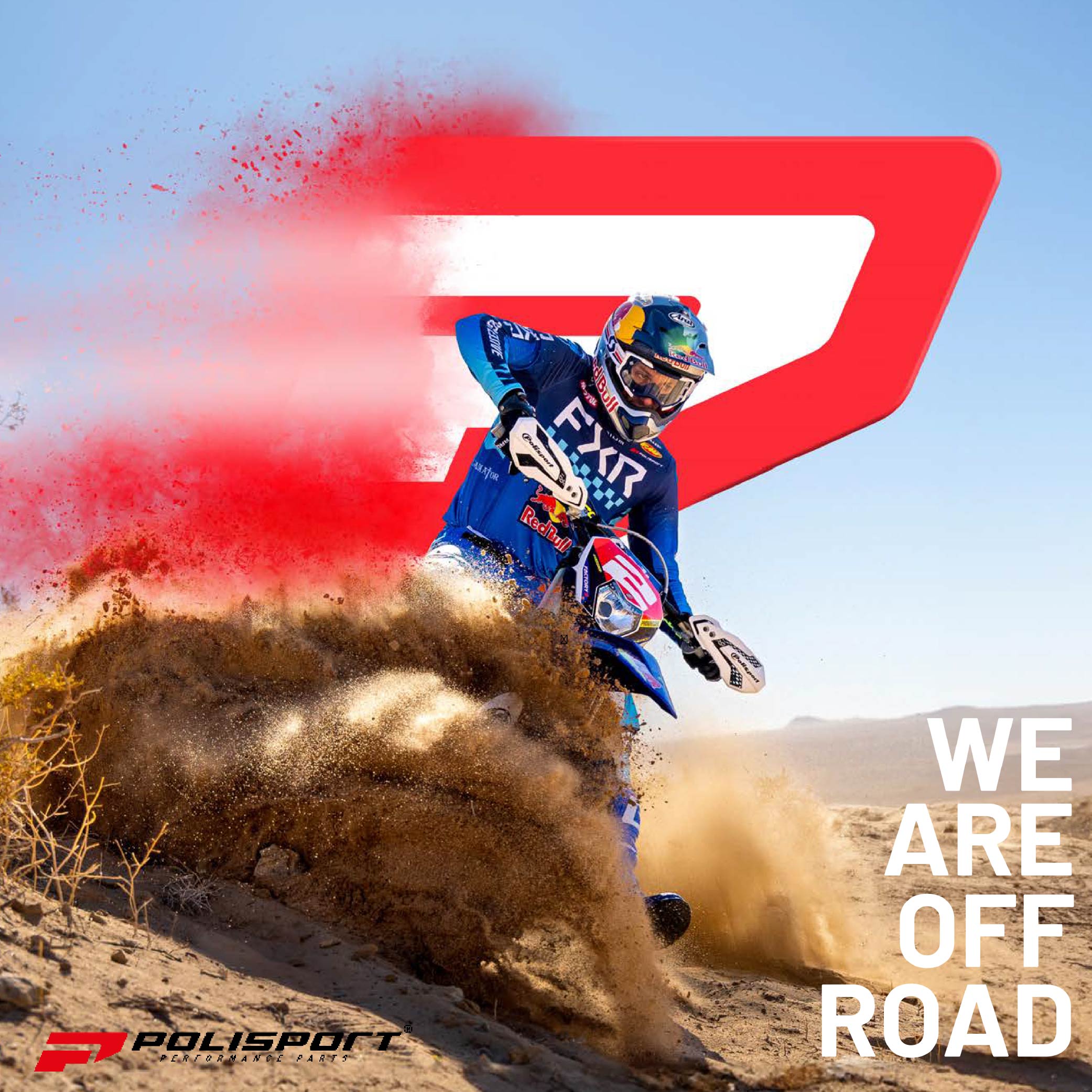 Polisport Motocross (MX) Replica Plastic Kit for Beta RR Racing (2025-26) Dirt Bike – OEM Quality, Durable, Flexible & Perfect Fit – Red/Blue