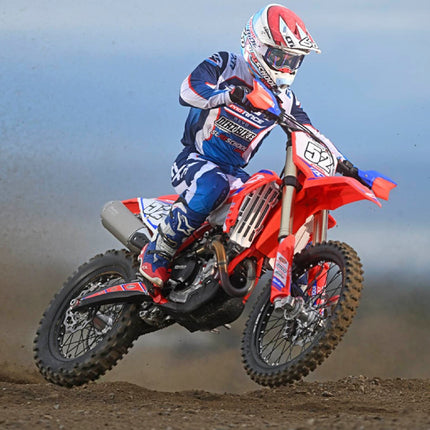 Polisport Motocross (MX) Replica Plastic Kit for Beta RR Racing (2025-26) Dirt Bike – OEM Quality, Durable, Flexible & Perfect Fit – Red/Blue