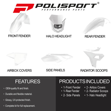 Polisport Motocross (MX) Restyling Kit for Suzuki DR-Z400 (2000-24) Dirt Bike