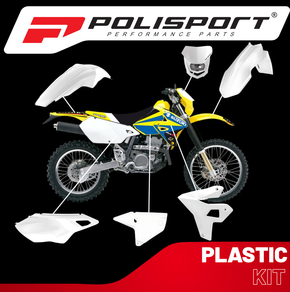 Polisport Motocross (MX) Restyling Kit for Suzuki DR-Z400 (2000-24) Dirt Bike