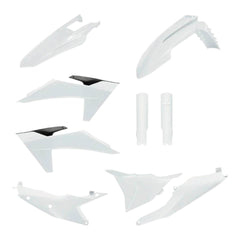 Polisport Motocross (MX) Replica Plastic Kit for KTM EXC/EXC (2024-25) Dirt Bike – OEM Quality, Durable, Flexible & Perfect Fit – White