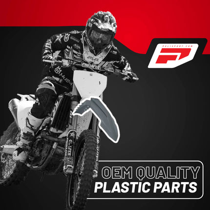 Polisport Motocross (MX) Replica Plastic Kit for KTM EXC/XC-W (2024) Dirt Bike – OEM Quality, Durable, Flexible & Perfect Fit – Nardo Grey