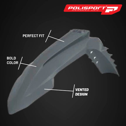 Polisport Motocross (MX) Replica Plastic Kit for KTM EXC/XC-W (2024) Dirt Bike – OEM Quality, Durable, Flexible & Perfect Fit – Nardo Grey