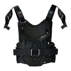 Atlas Charger PeeWee Black + Shoulders A1020-01-000 - CE Certified Youth Neck Brace with Adjustable Shoulder Pads, Lightweight Impact-Resistant Protection for Motocross, BMX, and Extreme Sports