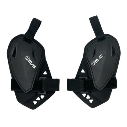 Atlas Charger PeeWee Black + Shoulders A1020-01-000 - CE Certified Youth Neck Brace with Adjustable Shoulder Pads, Lightweight Impact-Resistant Protection for Motocross, BMX, and Extreme Sports
