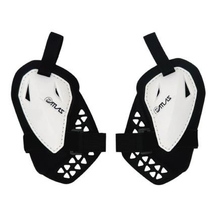 Atlas Charger Youth White + Shoulders A1040-00-000 - CE Stoneshield Certified Youth Neck Brace with Adjustable Shoulder Pads, Lightweight Impact-Resistant Protection for Motocross, BMX, and Extreme Sports