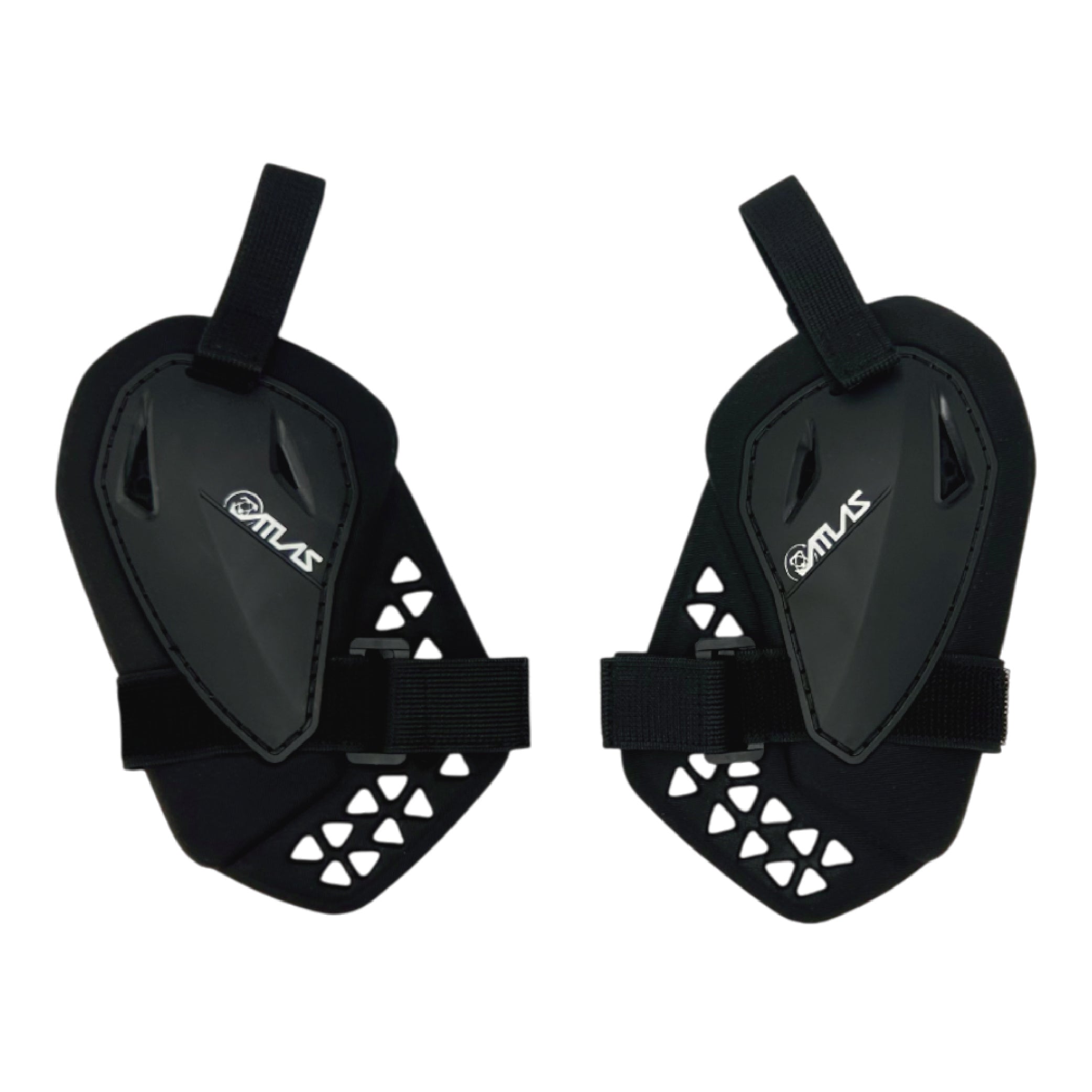Atlas Charger Youth Black + Shoulders A1040-01-000 - CE Stoneshield Youth Neck Brace with Adjustable Shoulder Pads, Lightweight Impact-Resistant Protection for Motocross, BMX, and Extreme Sports