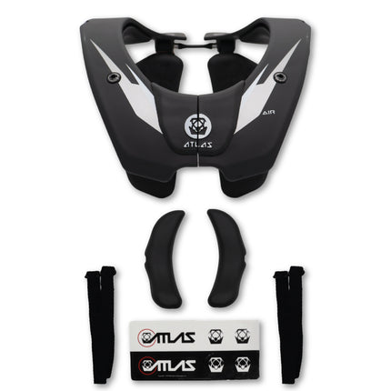 ATLAS AIR BRACE BLACK/SILVER MD