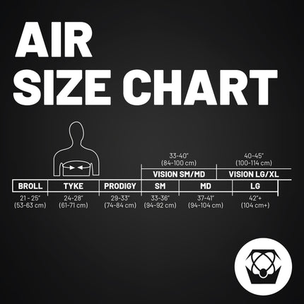 ATLAS AIR BRACE BLACK/SILVER MD