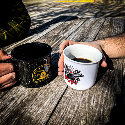 Black Rain Ordnance Let It Rain Ceramic Coffee or Tea Mugs 2 Pack
