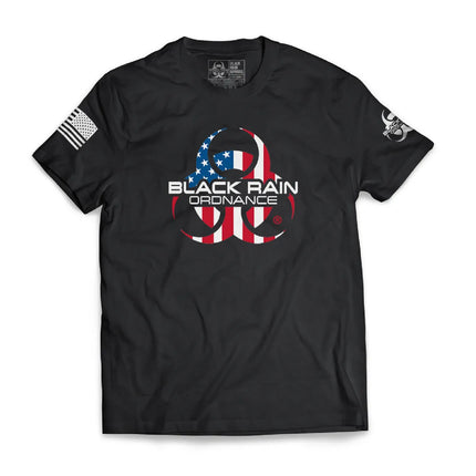 Black Rain Ordnance American Flag Logo Premium Unisex Short Sleeve T-Shirt