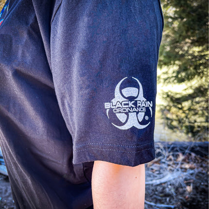 Black Rain Ordnance American Flag Logo Premium Unisex Short Sleeve T-Shirt