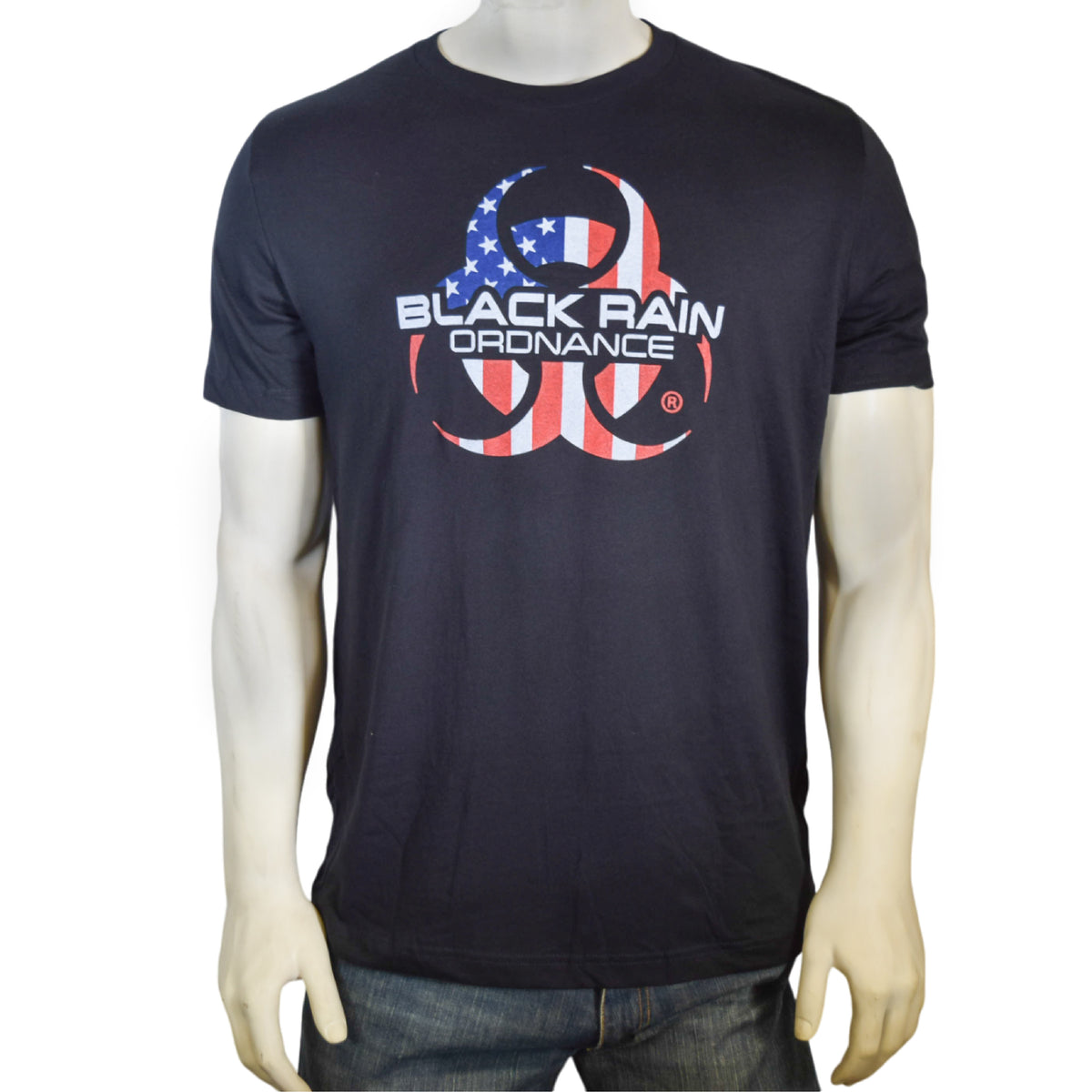 Black Rain Ordnance American Flag Logo Premium Unisex Short Sleeve T-Shirt