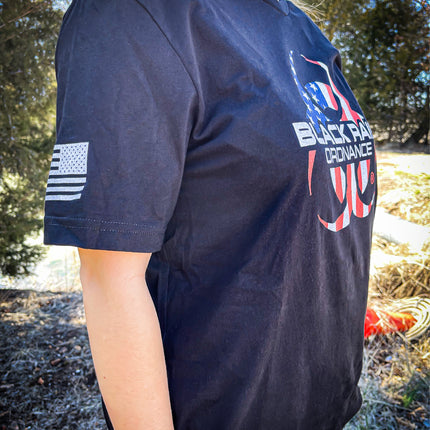 Black Rain Ordnance American Flag Logo Premium Unisex Short Sleeve T-Shirt