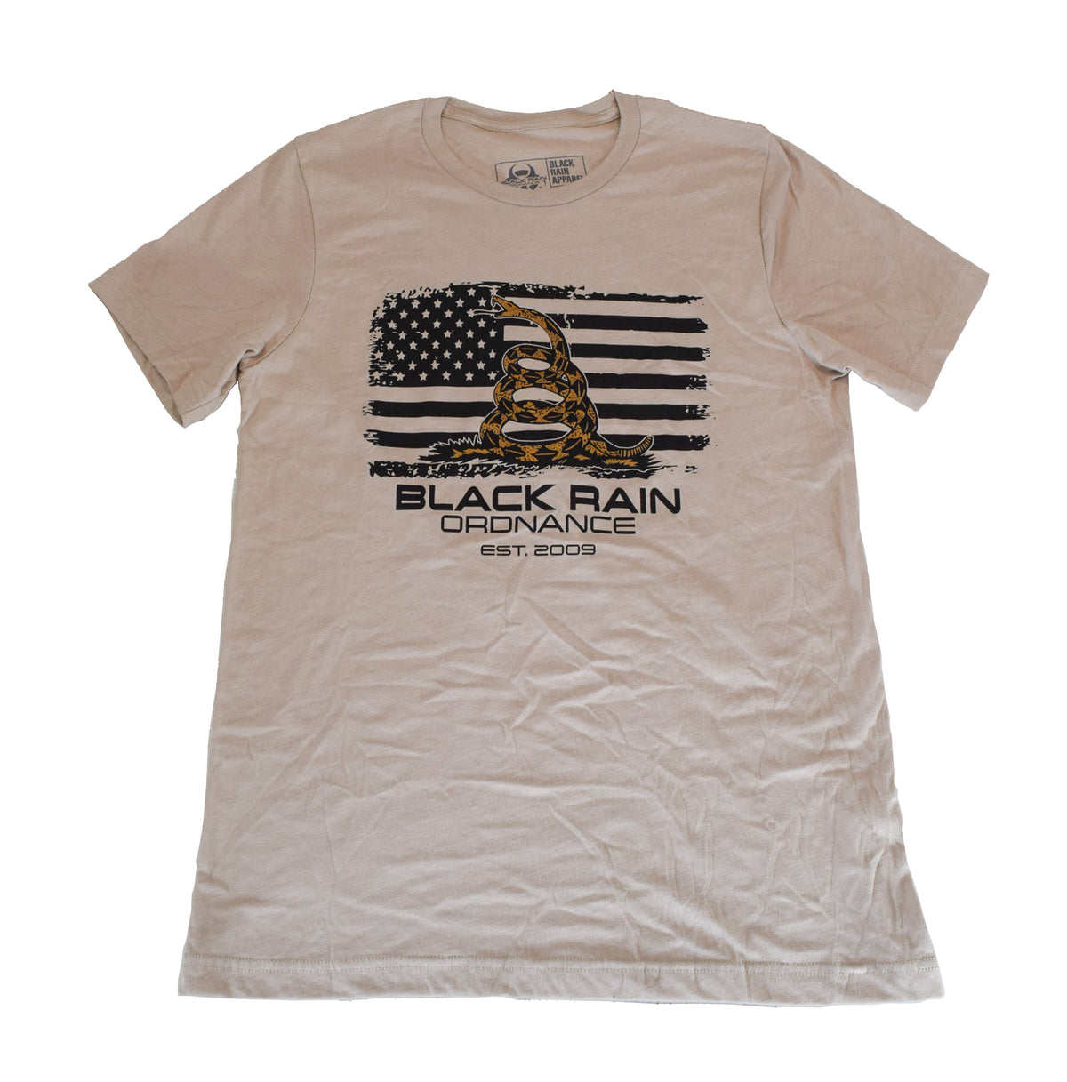Black Rain Ordnance American Flag Gadsden Premium Unisex Short Sleeve T-Shirt