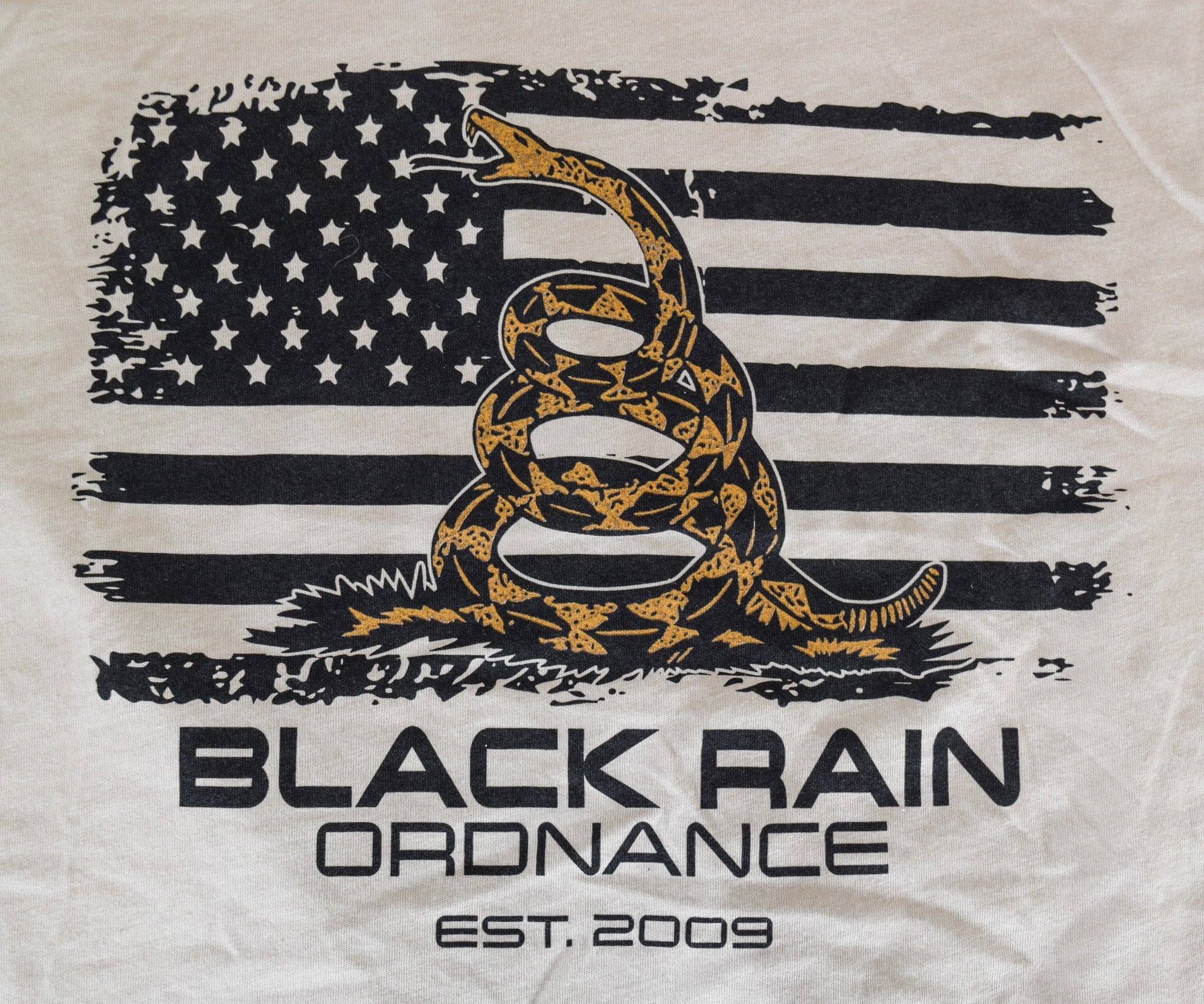 Black Rain Ordnance American Flag Gadsden Premium Unisex Short Sleeve T-Shirt