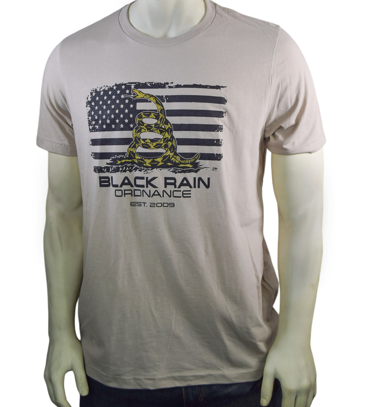 Black Rain Ordnance American Flag Gadsden Premium Unisex Short Sleeve T-Shirt