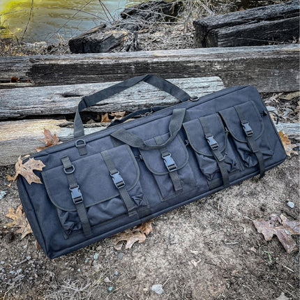 Black Rain Ordnance Tactical Soft Padded Range Bag with 3 Outer Pouches