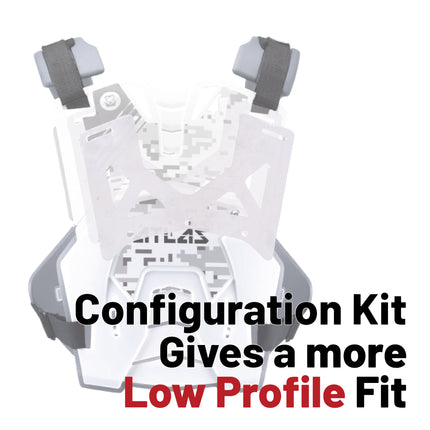 Atlas Defender CPC-00-010 CE Stoneshield Adult Chest Protector, Adjustable Foam/Plastic Construction, Digital Arctic Design, Secure Velcro Closure System, One Size Fits Most