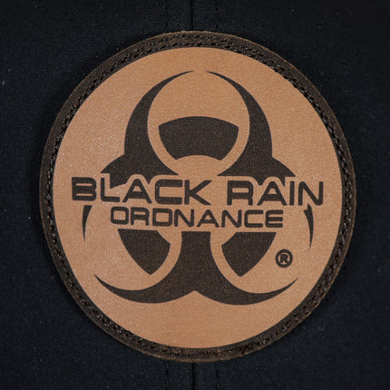 Black Rain Ordnance Black Outdoor Snapback Hat w/ Round Logo Patch & Mesh Back
