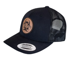 Black Rain Ordnance Black Outdoor Snapback Hat w/ Round Logo Patch & Mesh Back
