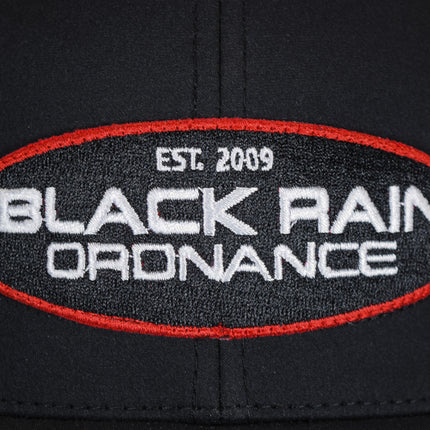 Black Rain Ordnance Black Outdoor Snapback Hat w/ Oval Logo Patch & Mesh Back