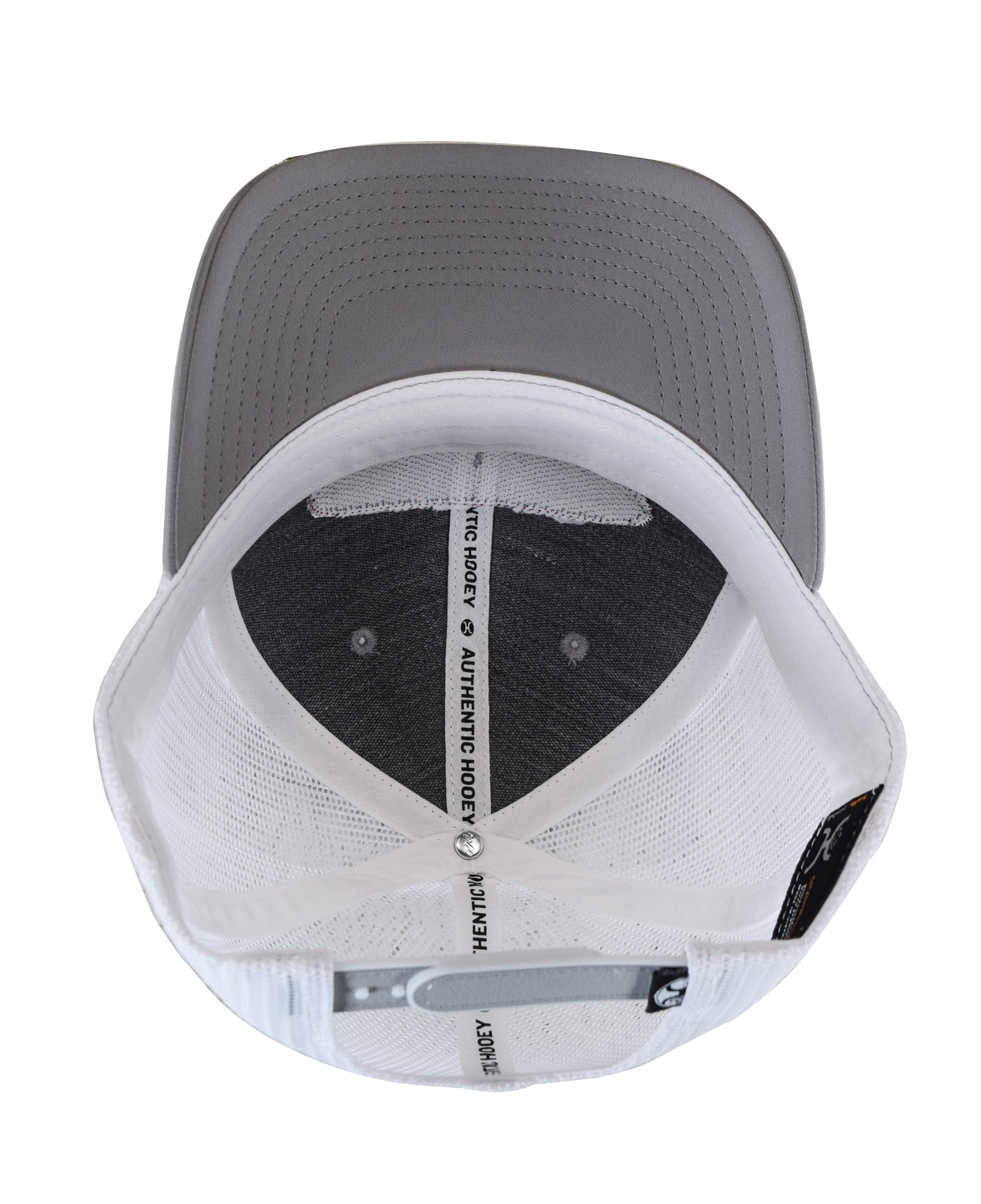 Black Rain Ordnance Grey Outdoor Snapback Hat w/ Round Oval Patch & Mesh Back