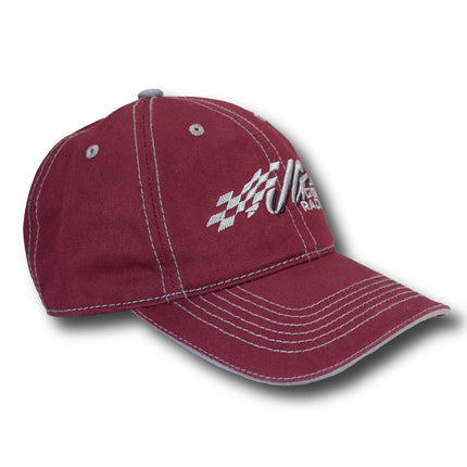 Joe Gibbs Racing #11 Burgandy Cotton Baseball Cap with Embroidered Logo & Adjustable Velcro Closure