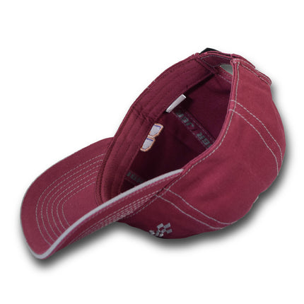Joe Gibbs Racing #11 Burgandy Cotton Baseball Cap with Embroidered Logo & Adjustable Velcro Closure