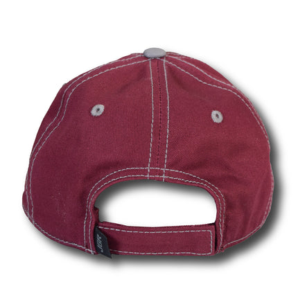 Joe Gibbs Racing #11 Burgandy Cotton Baseball Cap with Embroidered Logo & Adjustable Velcro Closure