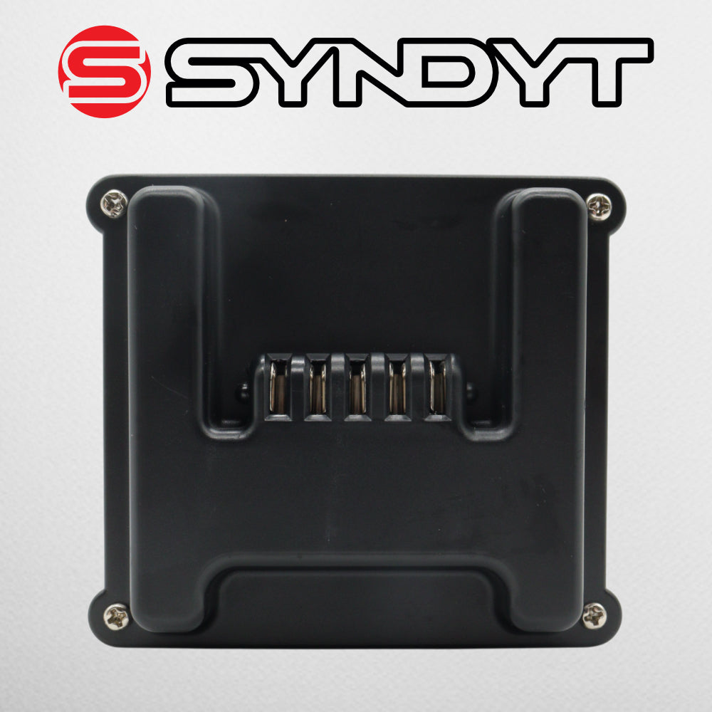 SYNDYT SYR 200 48V 5Ah Race Battery, Lithium-Ion Replacement Battery for SYNDYT SYR 200 and other SYNDYT 36V eBMX race platforms. Charge time gives 30-90minutes of runtime.