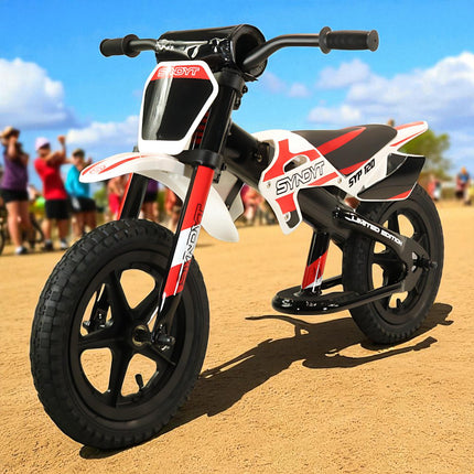 Syndyt SYP 120 12" Lightweight Balance Push Bike for Kids Ages 2-5 with 15" Seat and Lightweight, durable frame (Red/White)