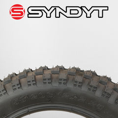 Syndyt SYR 120 12” x 2.25” Off-Road Tire, Directional Tread, Compatible with SYR 120 12” E Balance Bikes, Black
