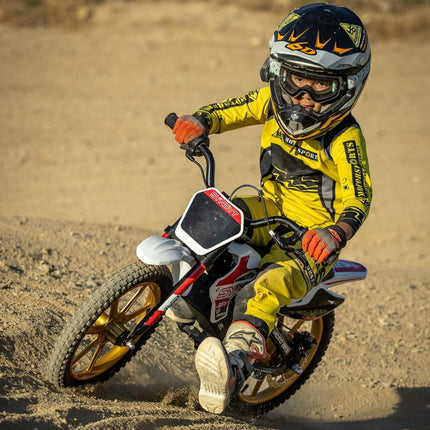 Syndyt SYR 120 12” x 2.25” Off-Road Tire, Directional Tread, Compatible with SYR 120 12” E Balance Bikes, Black
